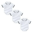 thumbnail image 1 of 3PCS Baby Clothes for Boys Bodysuit Comfortable Polo Backed Onesie Pajamas Clothes, 1 of 7