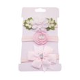 thumbnail image 1 of 3PCS Baby Girls Infant Boutique Wave Hair Flower Headband Hair Bow Band, 1 of 4