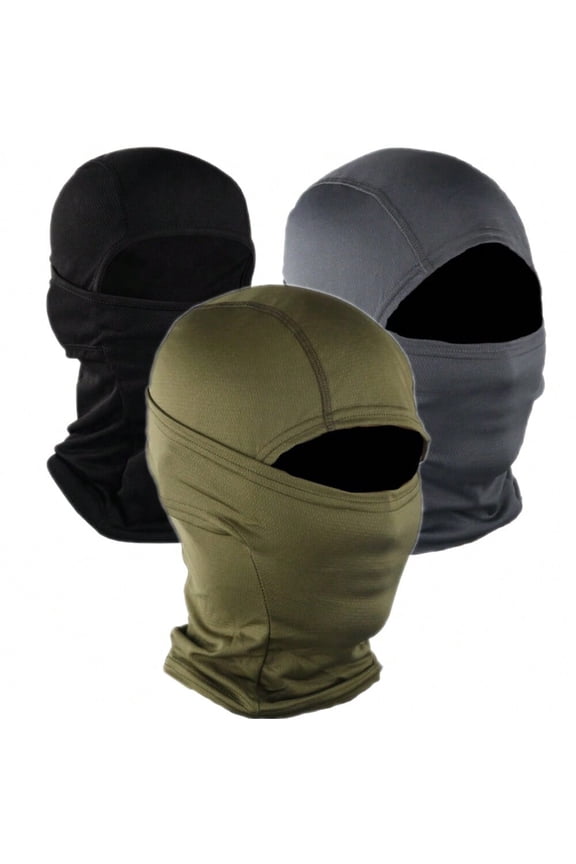3PCS Balaclava Face Mask Bandana Hood Headwear for Cycling Sking Hunting