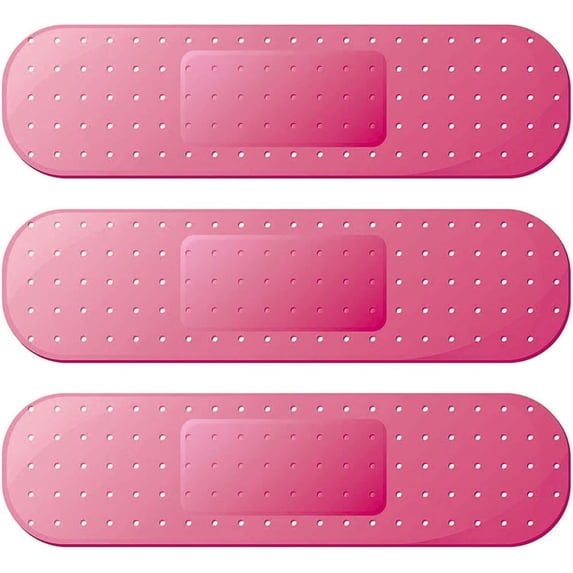 3PCS Bandage Vinyl Decal for Car, NOGIS 10脳2.72 Inches Funny Giant Auto Band Aid Bandage Sticker, Waterproof Dent and Scratch Cover Sticker for Car SUV Boat, Universal Car Accessories (Red)