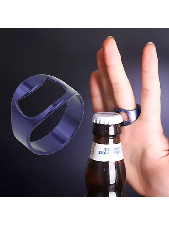 3PCS Bartender Ring Ring Portable Stainless Steel The Top Beer For Bartenders Creative Beer Bar Tool Jewelry Gift For Friends,Can Opener