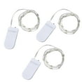 thumbnail image 1 of 3PCS Battery Operated Fairy String Lights 2 Meter 20 Led Micro Silver Wire String Lights, Firefly String Decorative Lighting for Home Party Wedding Indoor Jars Garden Christmas Decor(Cool White), 1 of 5