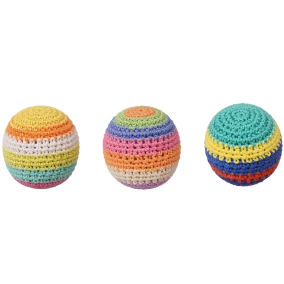3PCS Bean Bag Juggling Ball Set, 2in Soft Non Bouncing Coordination Training Ball with Reinforced Stitching for Outdoor Group Activities and Family Interaction(Colorful)
