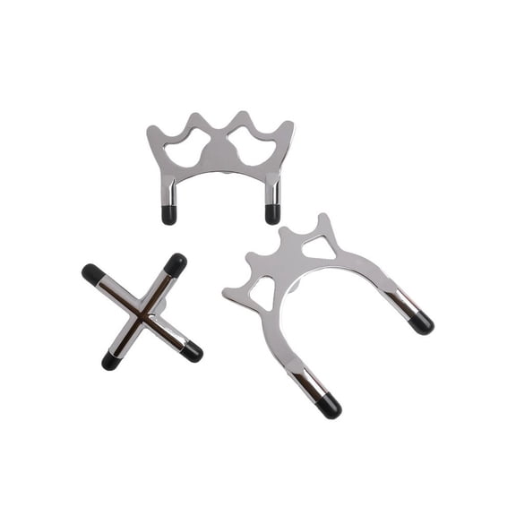 3PCS Billiard Bridge Head Portable Metal Snooker Pool Bridge Head Three Types