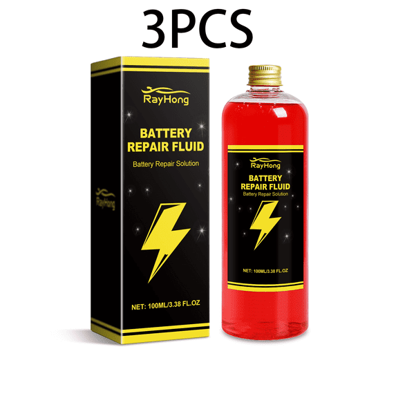 3PCS Blue Shell Rayhong Electric Vehicle Battery Repair Solution, Clean And Improve Performance Maintenance Maintenance Battery Repair Solution
