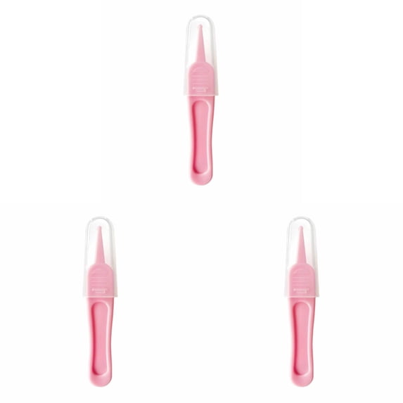 3PCS Booger Tool | Nose Cleaner For Babies Effective Cleaning Supplies Portable Tweezers Round For Children For Cleaning Ear Canals Nasal Passages Home Decor 9X1.5X1.5Cm
