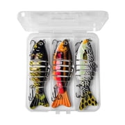 3PCS/Box Fishing Wobbler Lifelike 7 Segment Swimbait Crankbait Hard Bait Slow 10cm/15g Isca Artificial Lures Fishing Tackle