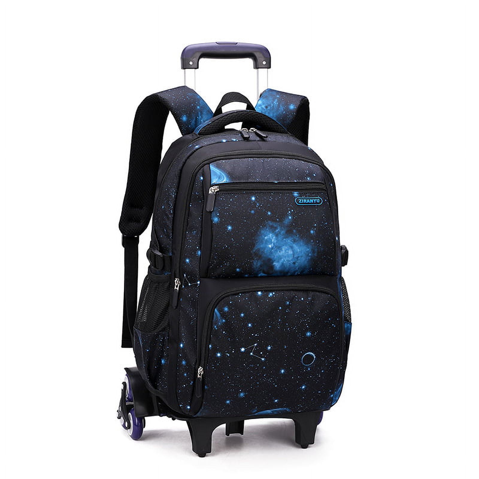 3PCS Boys Rolling Backpacks Kids' Luggage Wheeled Bags Kids Trolley