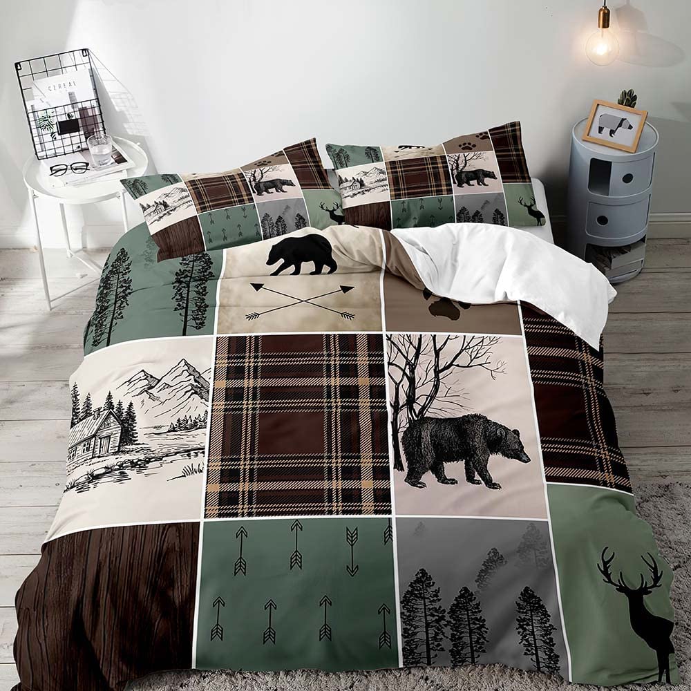Evergreen Lodge Deer Quilted Sofa Cover NCU0LDH282 main image 0