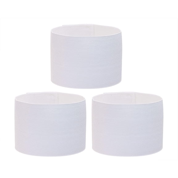 3PCS Captain Armbands 7x32.5CM/2.75x12.79inch Adjustable Leader Armband Team Sport for Soccer Basketball Volleyball School Competition Coach Players Wrist Arm Bands