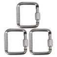 3PCS Carabiners Key Ring Hooks Keychain Accessories Carabiner Clamps ...