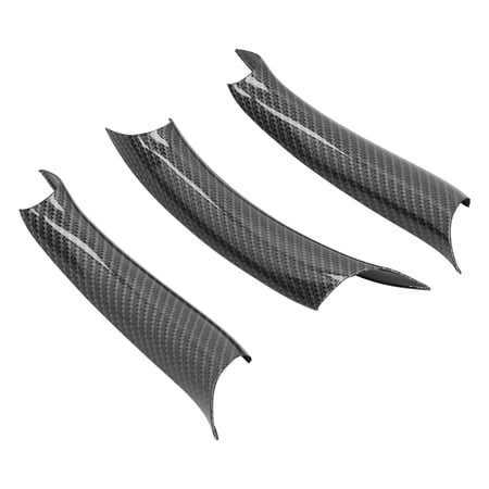 3PCS Carbon Fiber Style Interior Door Handle Protection Cover Replacement for BMW X5 F15 F85 & X6 F16 F86 2014-2019