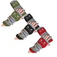thumbnail image 1 of 3PCS Cat Embroidery Splicing Knitted Gloves Warm Gloves Fashion Leaky Finger Casual Women's Glove, 1 of 3