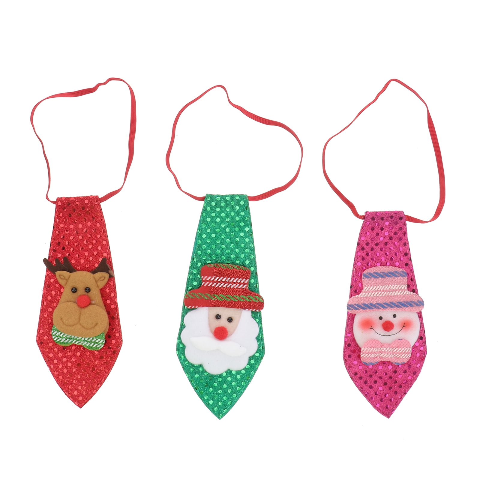 3PCS Christmas Necktie Sequin Tie Christmas Tree Hanging Decoration 3pcs-christmas-necktie-sequin-tie-christmas-tree-hanging-decoration