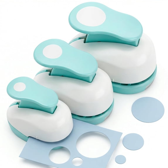 3PCS Circle Hole Punch, Different Size(1+ 5/8 + 3/8 Inch) of ...