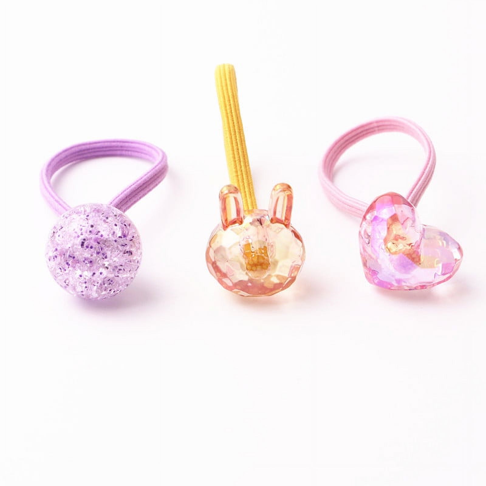 3PCS Color Simplicity Cute Girls Elastic Hair Bands Ponytail Holder