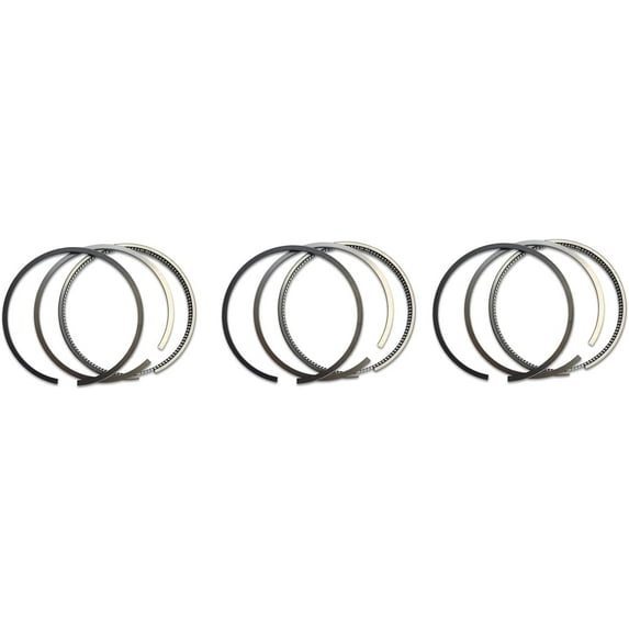 3PCS D1503 Piston Rings For Kubota D1503 Engine Tractor L2900 L3000 L3010 L3130 Loader R420 R420S Excavator KX91-3 U35 STD piston ring set 1A024-21050 1A02421050