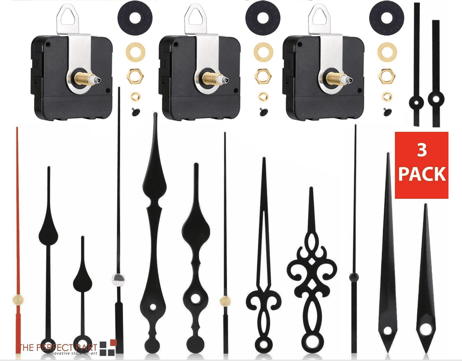 Clock Movement Kits Diy Wall Quartz Wall Clock Hands Movement Mechanism ...
