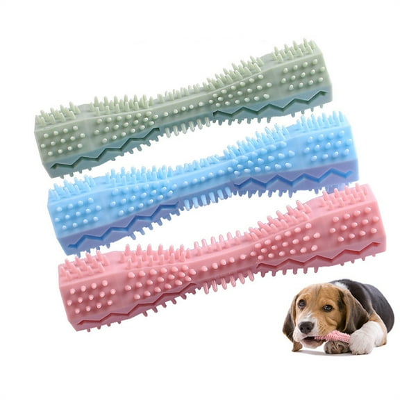 3PCS Dog Toothbrush Chew Toy for Small Dogs and Puppies – Interactive Molar Stick,Gum Massage Tool