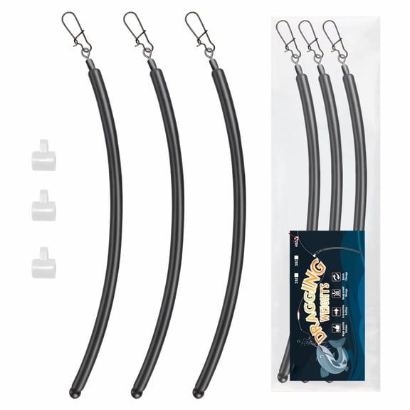 4oz Rattling Catfish Weights Anti-Snag Bottom Dragging Sinkers Drift Rig for Heavy Current 3PCS