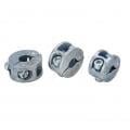 3PCS Drill Bit Stopper Collars Zinc Alloy Drilling Depth Stop Rings with Hex Wrench Open Type