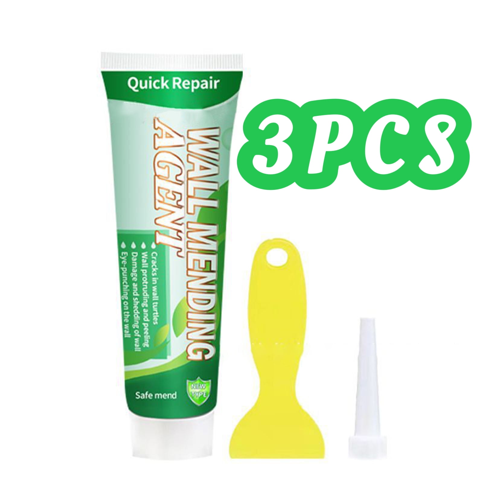 Kit De Réparation Pour Cloison Sèche – 3 Pots De 120g, Bouche-trous Magique !