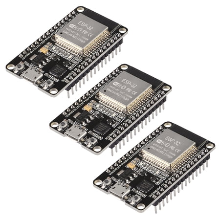 3PCS ESP-32 Development Board , 2.4GHz Dual Mode WiFi+Bluetooth 4.2 Dual Core Microcontroller Support AP/STA/AP+STA, CP2102 Chip