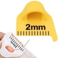 thumbnail image 1 of 3PCS Edge Stitch Hand Sewing Guide,Lock Gauge,Embroidery Lock Stitching Accessories and Gadgets,Precision Stitcher Templates Ruler,Notions & Supplies for Beginners DIY(2MM,Yellow), 1 of 5