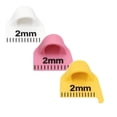 thumbnail image 1 of 3PCS Edge Stitch Hand Sewing Guide,Lock Gauge,Embroidery Lock Stitching Accessories and Gadgets,Precision Stitcher Templates Ruler,Notions & Supplies for Beginners DIY(2MM,White+Pink+Yellow), 1 of 5