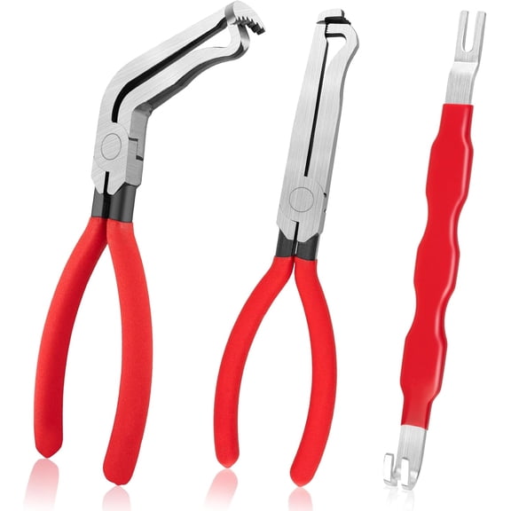 3PCS Electrical Disconnect Pliers, Upgrade Electrical Connector Pliers, Automotive Electrical Connector Removal Tool, Electrical Plug Connector Separator for Cars, Trucks, SUVs
