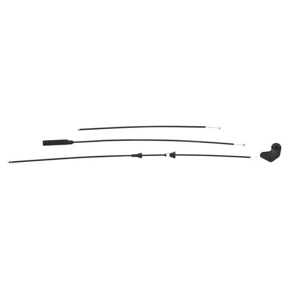 3PCS Engine Hood Release Bowden Cable for E46 320I 323I 98-05 51238208442,3*Hood Release Cable,black