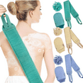 thumbnail image 1 of 3PCS Exfoliating Loofah Back Scrubber Shower Set, Double-Sided Body Exfoliator Bath Shower Scrubber for Women Men, Luffa Scrubber to Deep Clean Relax Your Body, 4SET-MIX COLOR, 1 of 8