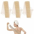 thumbnail image 1 of 3PCS Exfoliating Natural Loofah Back Scrubber Shower Clean Deeply Dual Sided, 1 of 5