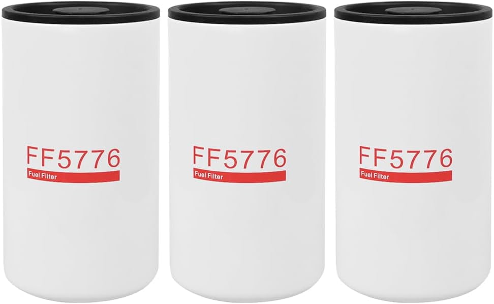 3PCS FF5776 Fuel Filter 2893612 Compatible With Cummins ISX ISX15 11.9L ...