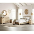 thumbnail image 1 of 3PCS Farmhouse Dresser Set,Oak 6-Drawer Dresser For Bedroom And Wood Nightstand Set Of 2 With Charging Station For Bedroom, Living Room, Hallway,Dining Room, 1 of 11