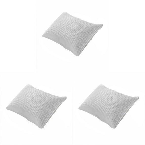 3PCS Feather Down Pillow for Sleeping Decorative Pillows for Back, Stomach or Side Sleepers Pillows With Soft Cotton Cover Bed Sleeping Pillows King Size
