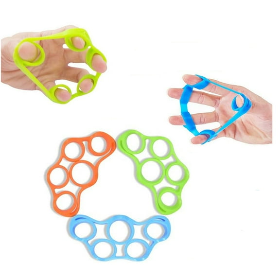 3PCS Finger Grip Strength Trainer,Finger Exerciser,Hand Grip Strengthener,Hand Exerciser,Rehabilitation Prevention,Ergonomic Design,For Rheumatoid Arthritis,Carpal Tunnel,Tendonitis,Tennis Elbow