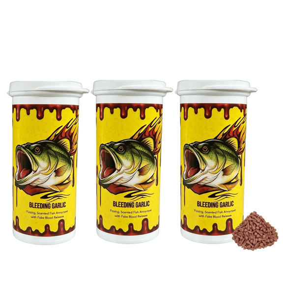 3PCS Fishing Bait, 2026 New Belly Bombs Fishing Attractant, Instant Fizzing, Scent Dispersion for Soft Plastics & Bait Bands, Attracts More Strikes