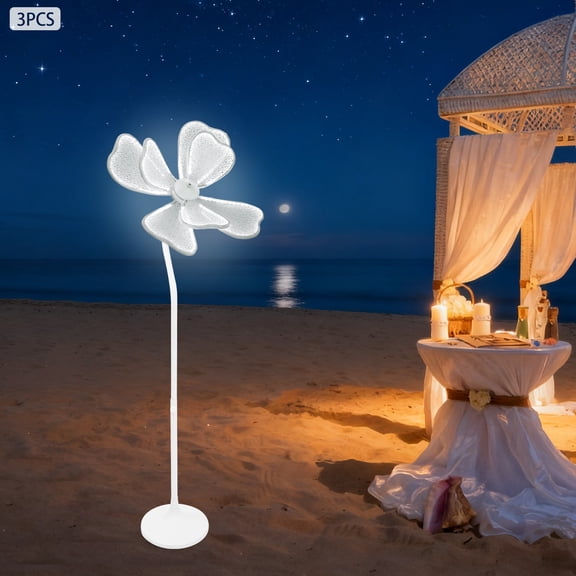 3PCS Floor Mount Wedding Decorative Lights for Hotel & Wedding Hall Layout Photography Background