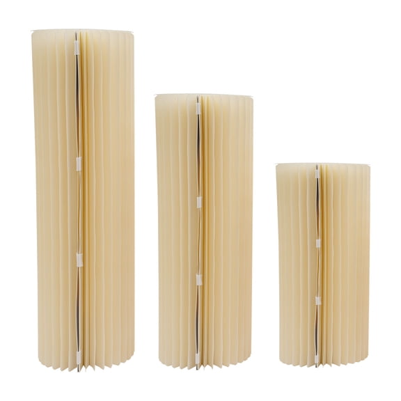 3PCS Foldable Cardboard Centerpiece Column Flower Stand Wedding Party Decoration