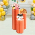 thumbnail image 1 of 3PCS Foldable Paper Columns Display Centerpiece Stands Birthday Display Stands, 1 of 17