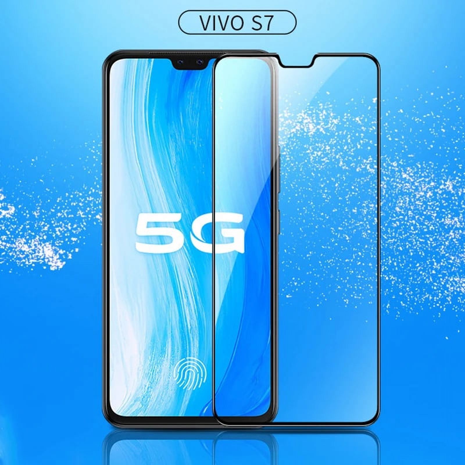 3PCS Full Glue 3D Tempered Glass For Vivo S7 5G Screen Protectors For