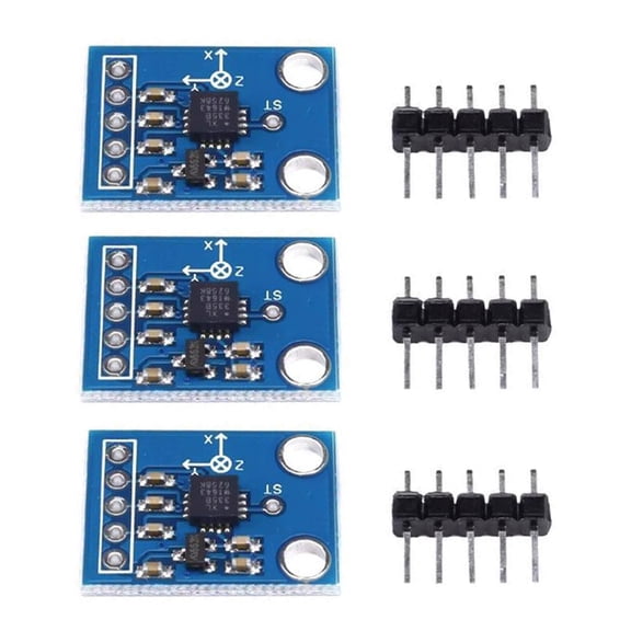 3Pcs GY-61 ADXL335 Triaxial Analog Output Accelerometer Module Angular Transducer