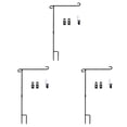thumbnail image 1 of 3PCS Garden Flag Holder Stand, Garden Flags for Outside with Flag Stopper and Clips Weather-Proof Flagpole Christmas Garden Flag, Outdoor Garden Decoration, 1 of 9