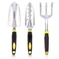 thumbnail image 1 of 3PCS Garden Tools Set, Gardening Kit with Non-Slip Ergonomic Handle, Gardening Tools for Men Women, 1 of 5