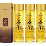 3PCS Ginseng Extract Liquid,Ginseng Rejuvenation Essence Serum,Ginseng Oil,Ginseng Anti Wrinkle Serum,Ginseng Essence Water,Ginseng Collagen Firming and Plumping Essential Oil