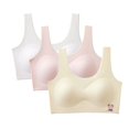 thumbnail image 1 of 3PCS Girls Soft Training Bras Seamless First Bra Girls Sports Bras Teens Adult Girl Training Bras Vest 8-18Y, 1 of 9
