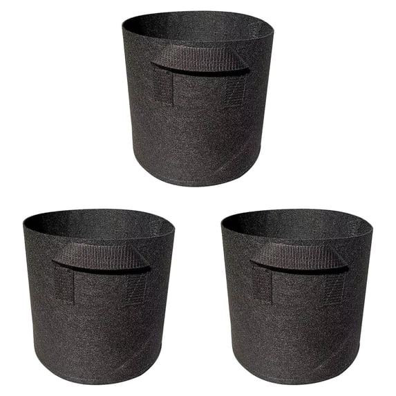3PCS Grow Bags 20 Gallon Grow Bags With Handles Nonwoven Fabric Pots Pot For Vegetables Potato Carrot Onion Flower