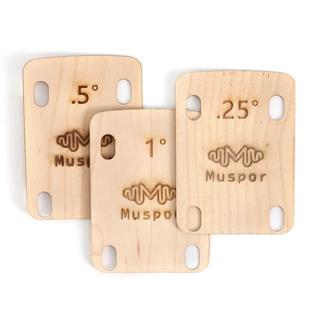 3PCS Guitar Neck Shims Bolt-on Guitar Neck Repair Guitar and Bass Neck Repair Tool