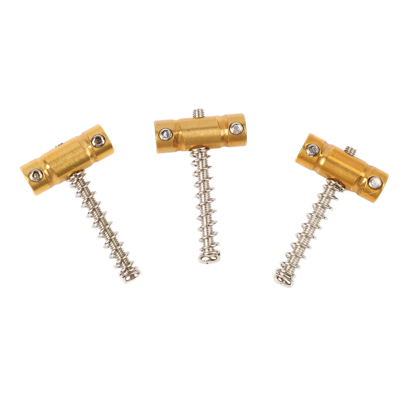3PCS Guitar Saddles Brass Tuning String Bridge Saddle Replacement for